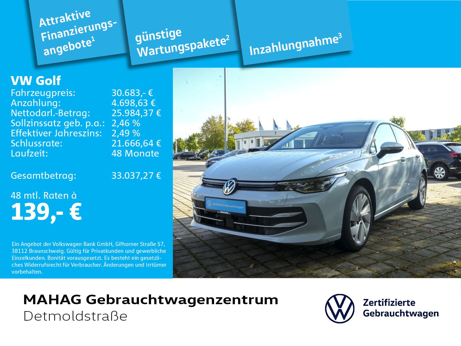 Volkswagen Golf VIII Style 1.5 eTSI AHK IQ.Light ParkPilot foto 2