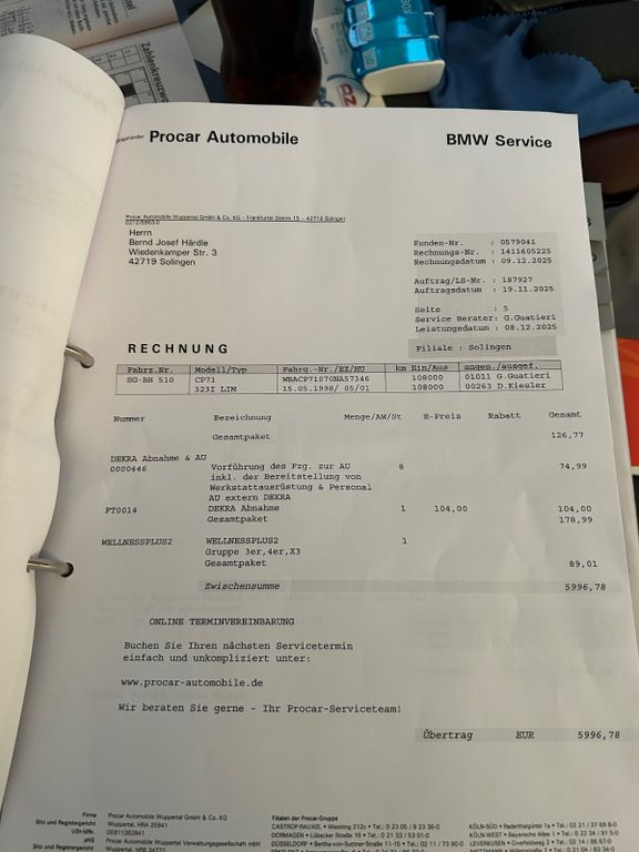 BMW 3 Series 1998