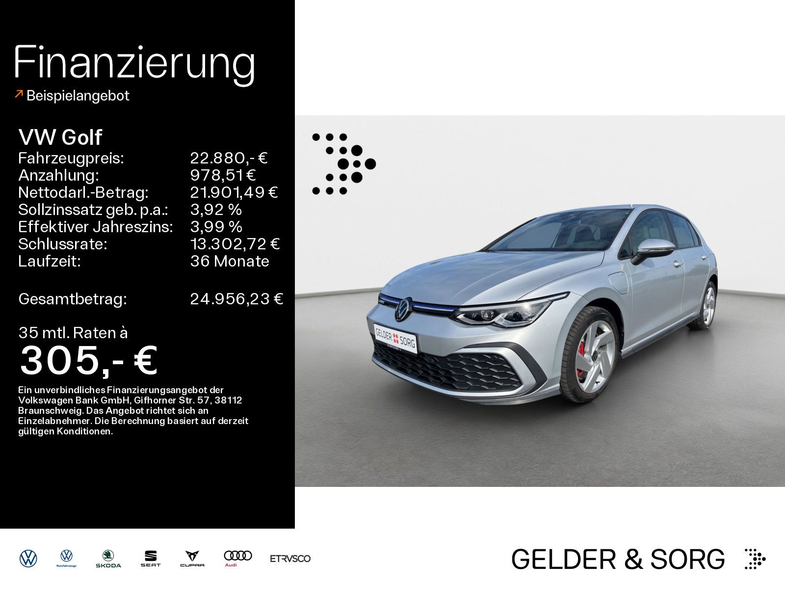 Volkswagen Golf GTE 1.4 eHybrid LED*AHK*EPH*Digital*Standh.