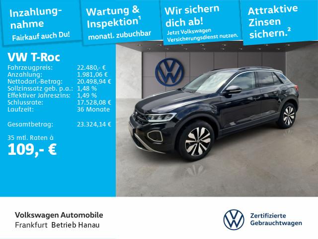 Volkswagen T-Roc 1.0 TSI Goal Navi ACC DAB+ LED FrontAssist