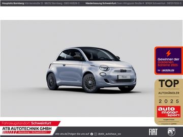 Fiat Leasingangebot: Fiat 500e Cabrio ICON + Komfortpaket 42 kWh PDCv+h Rü