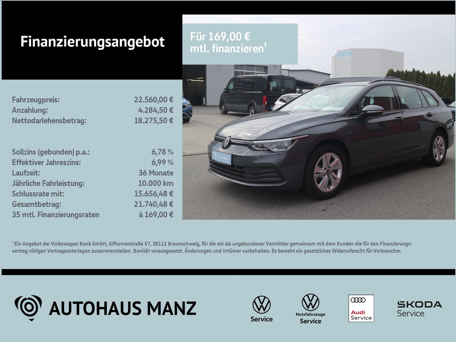 Volkswagen Golf VIII Variant 1.5 eTSI Life DSG KLIMA LED NA