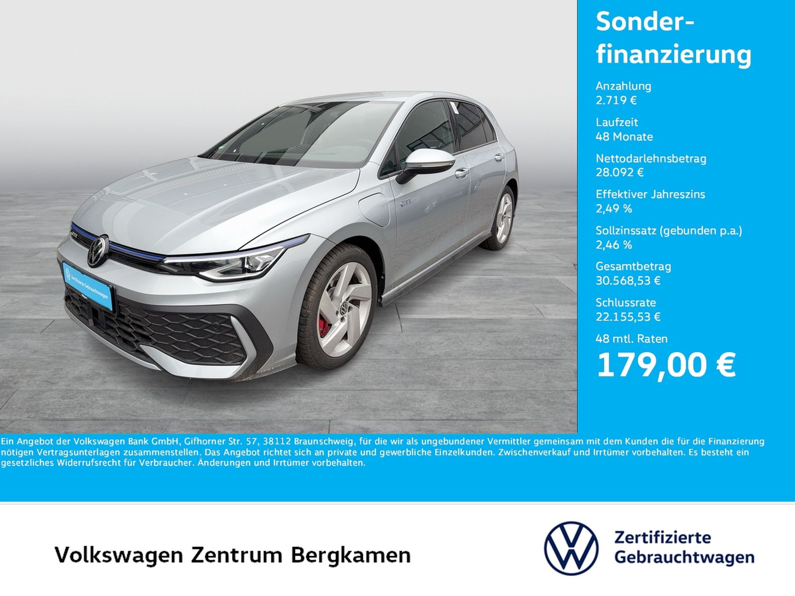 Volkswagen Golf VIII 1.5 HYBRID GTE CAM ACC LM17 MATRIX NAV foto 1
