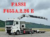 MAN TGX 26.440 * FASSI F455A.2.26E + FUNK + Anhänger - Plattform Anhänger