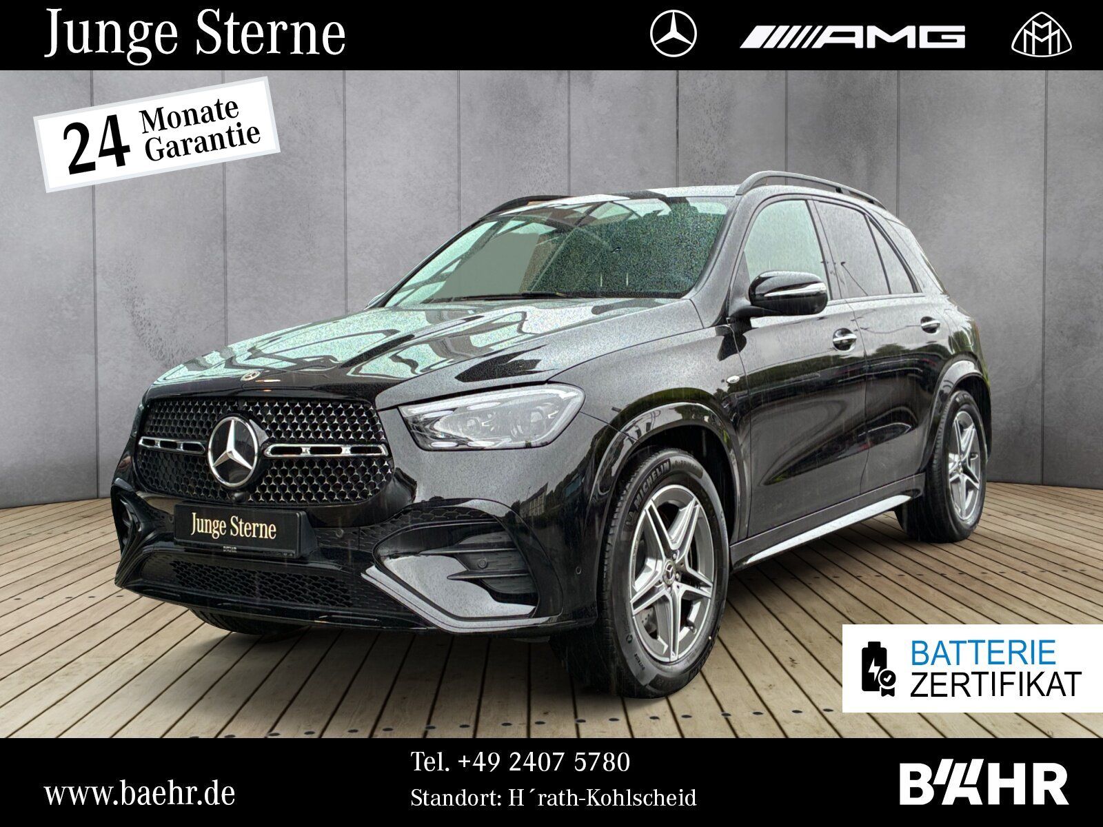 MERCEDES-BENZ GLE 350 de 4M Night/Pano/AHK/Burmester/Airmatic