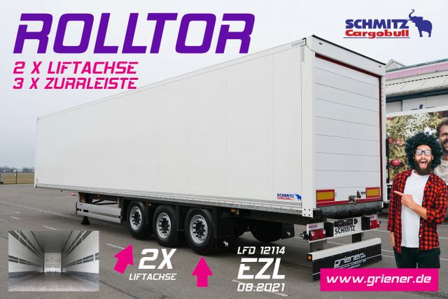 Schmitz Cargobull SKO 24/3 x ZURRLEISTE / 2 x LIFTACHSE ROLLTOR