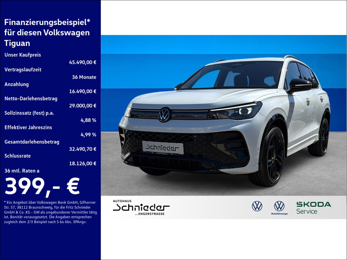 Volkswagen Tiguan 142 kW 2.0 TDI R-Line 4Motion