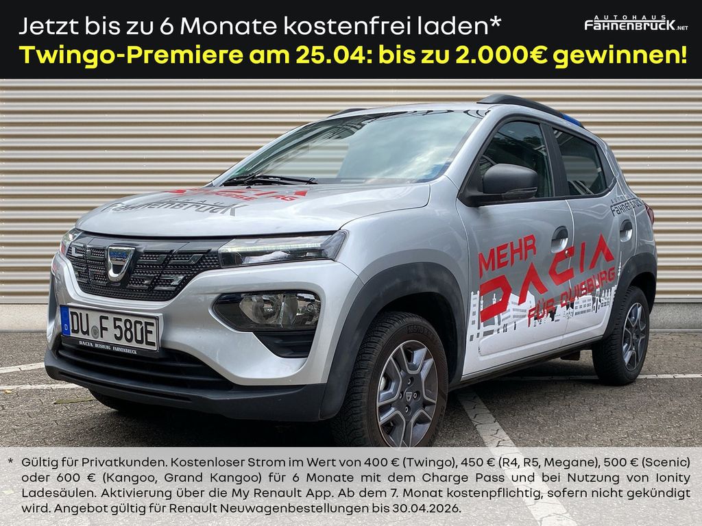 Dacia Spring Business Leasingrate 147¤ ohne Anzahlung!