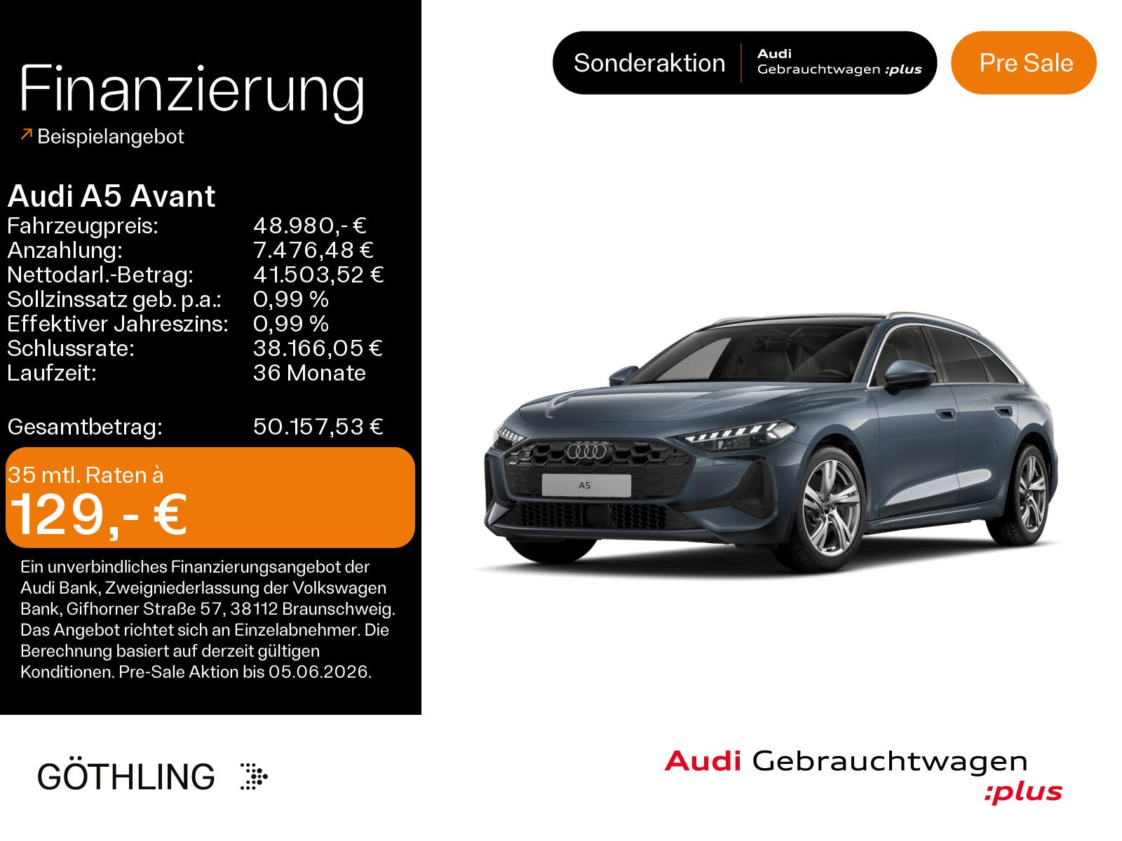 Audi A5 Avant 40 TDI qu S tro*Pano*LED+*Virtual*Navi+