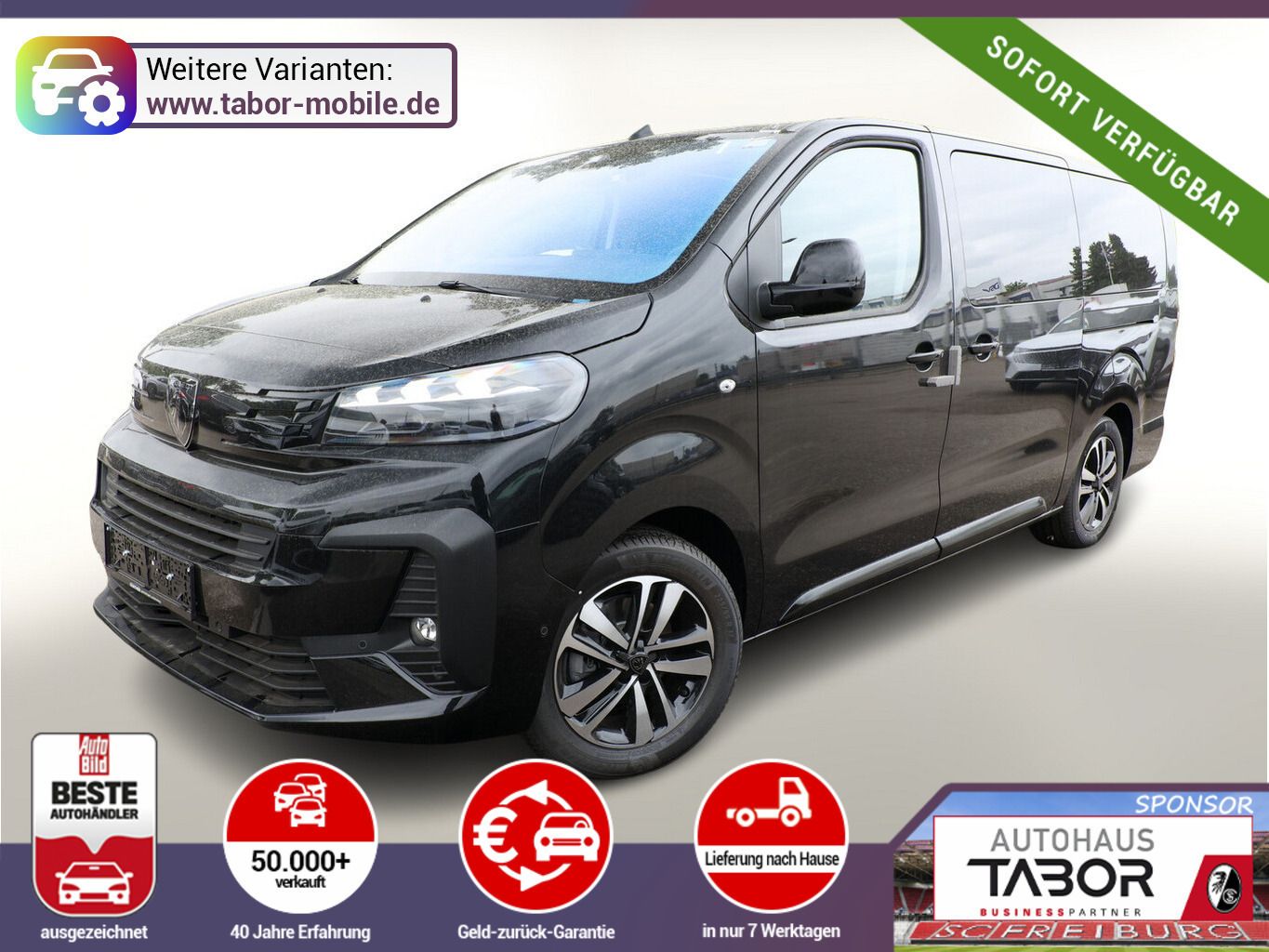 Peugeot Traveller L3 Allure 8S Pano Kam Nav Leder SHZ BT
