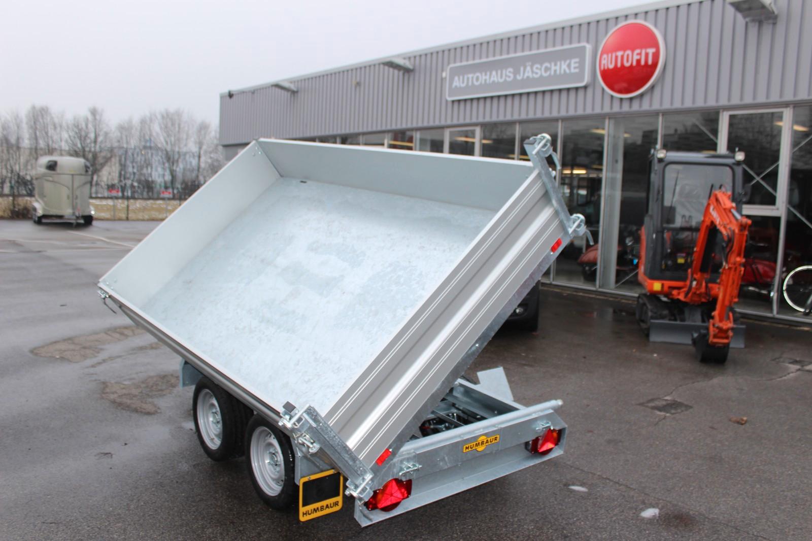 Humbaur HTK 2700.27 Alu E-Pumpe Kipper Dreiseitenkipper