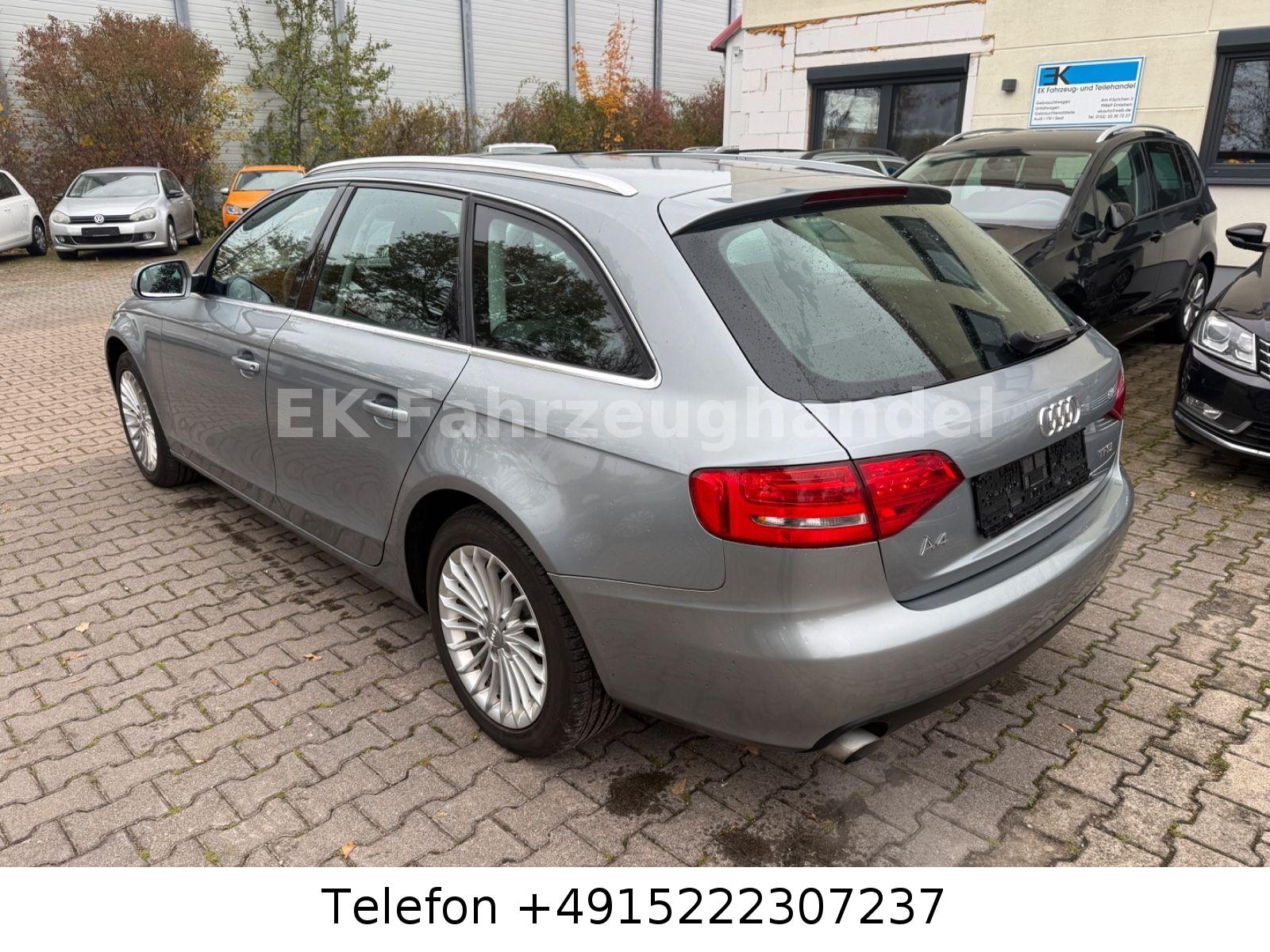 Audi A4 2011 — engine 1.984 cm³, 179 HP (132kW)