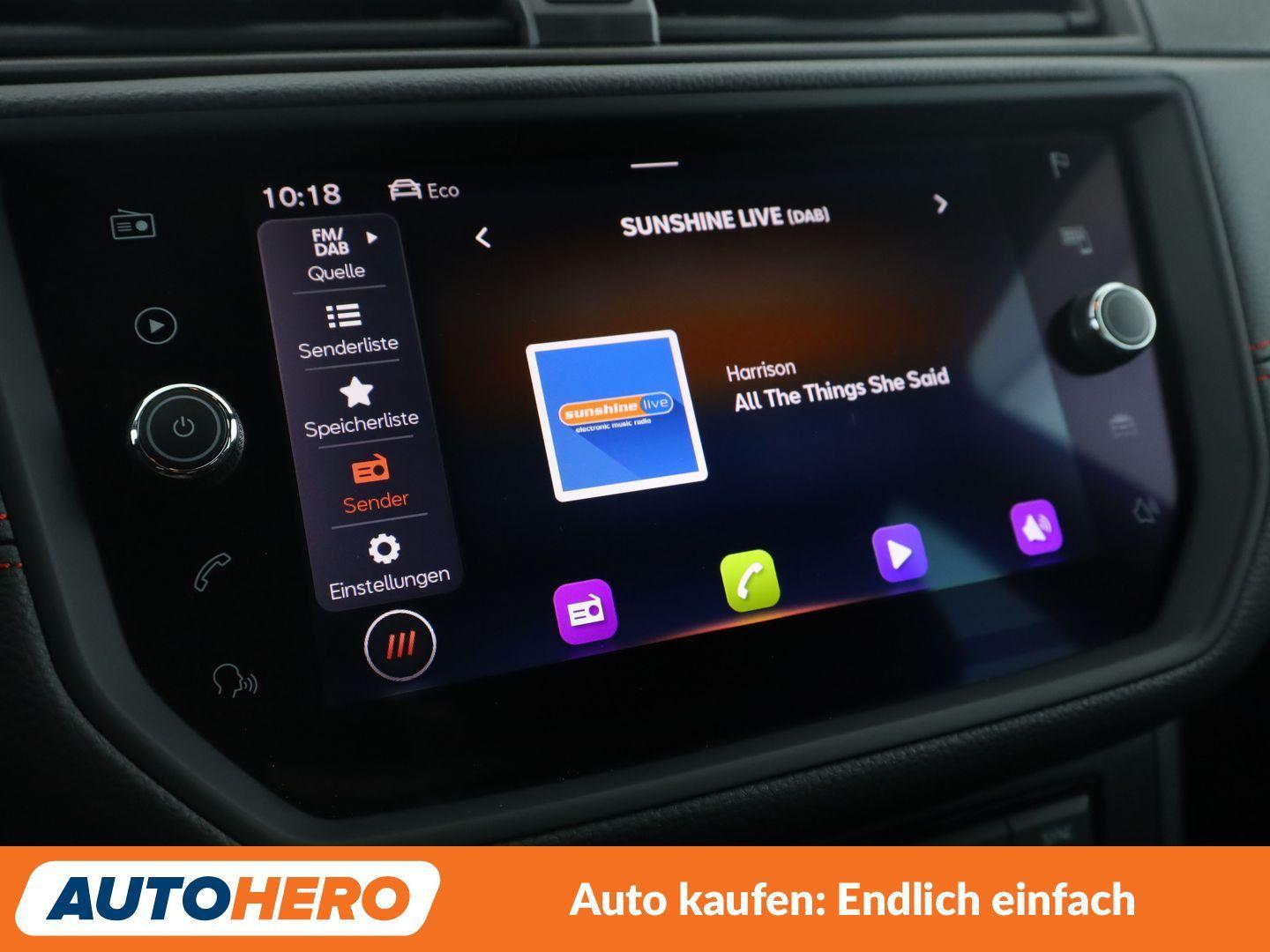 SEAT Arona 1.0 TSI FR Aut.*NAV*ACC*CAM*PDC*SHZ*ALU*, миниатюра 19