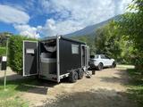 Andere TINY CAMPER Eigenbau - schwarz Wohnwagen