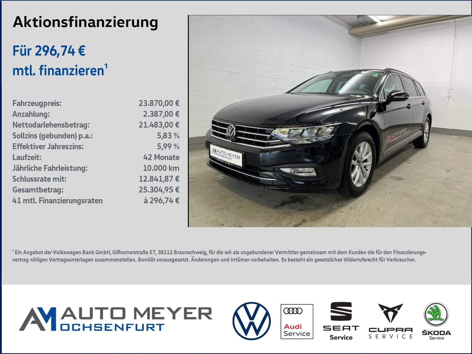 Volkswagen Passat Variant 2.0 TDI DSG Business Navi LED AHK