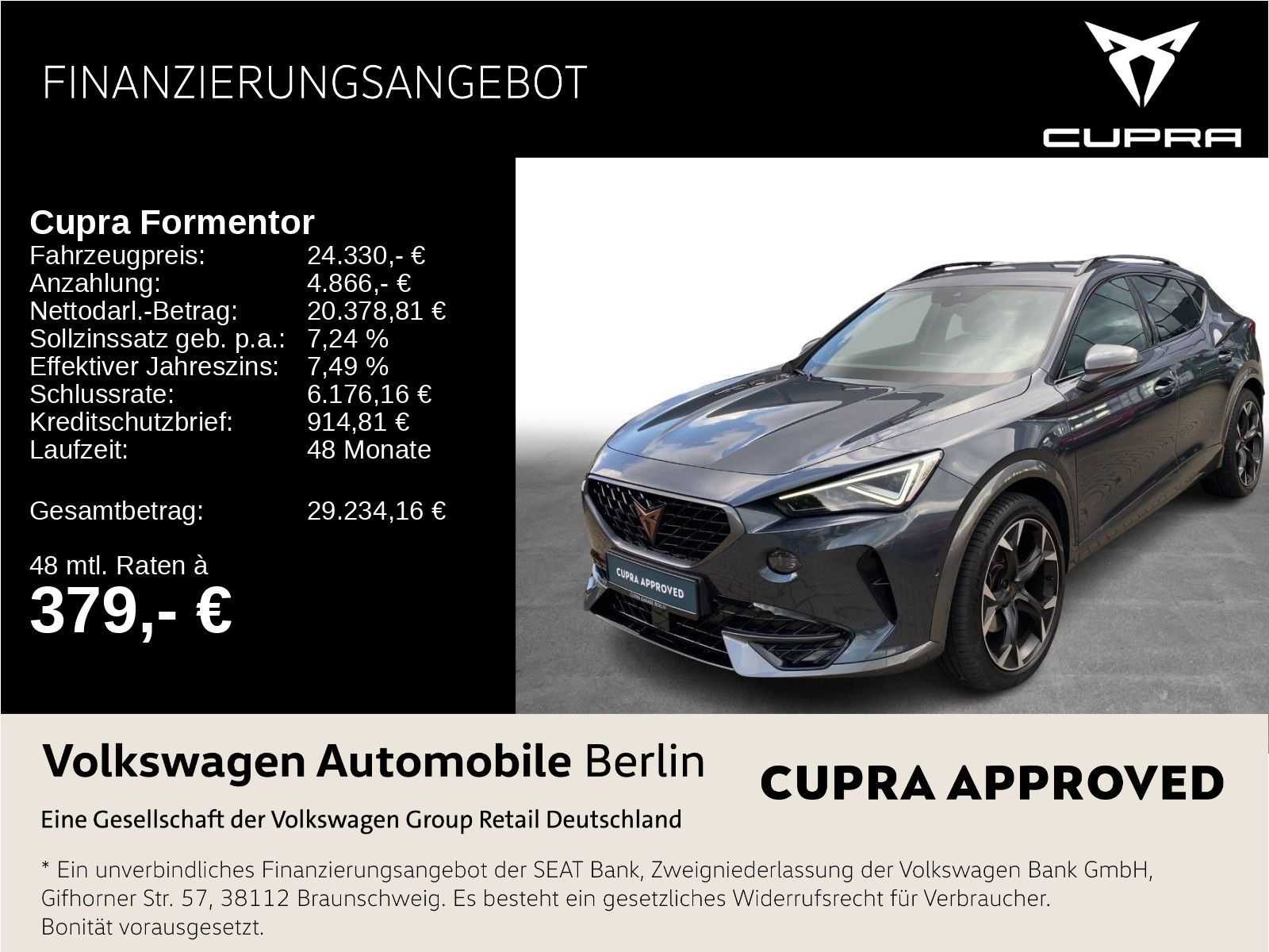 Cupra Formentor 1.5 TSI DSG Navi Matrix SHZ ACC PDC foto 1