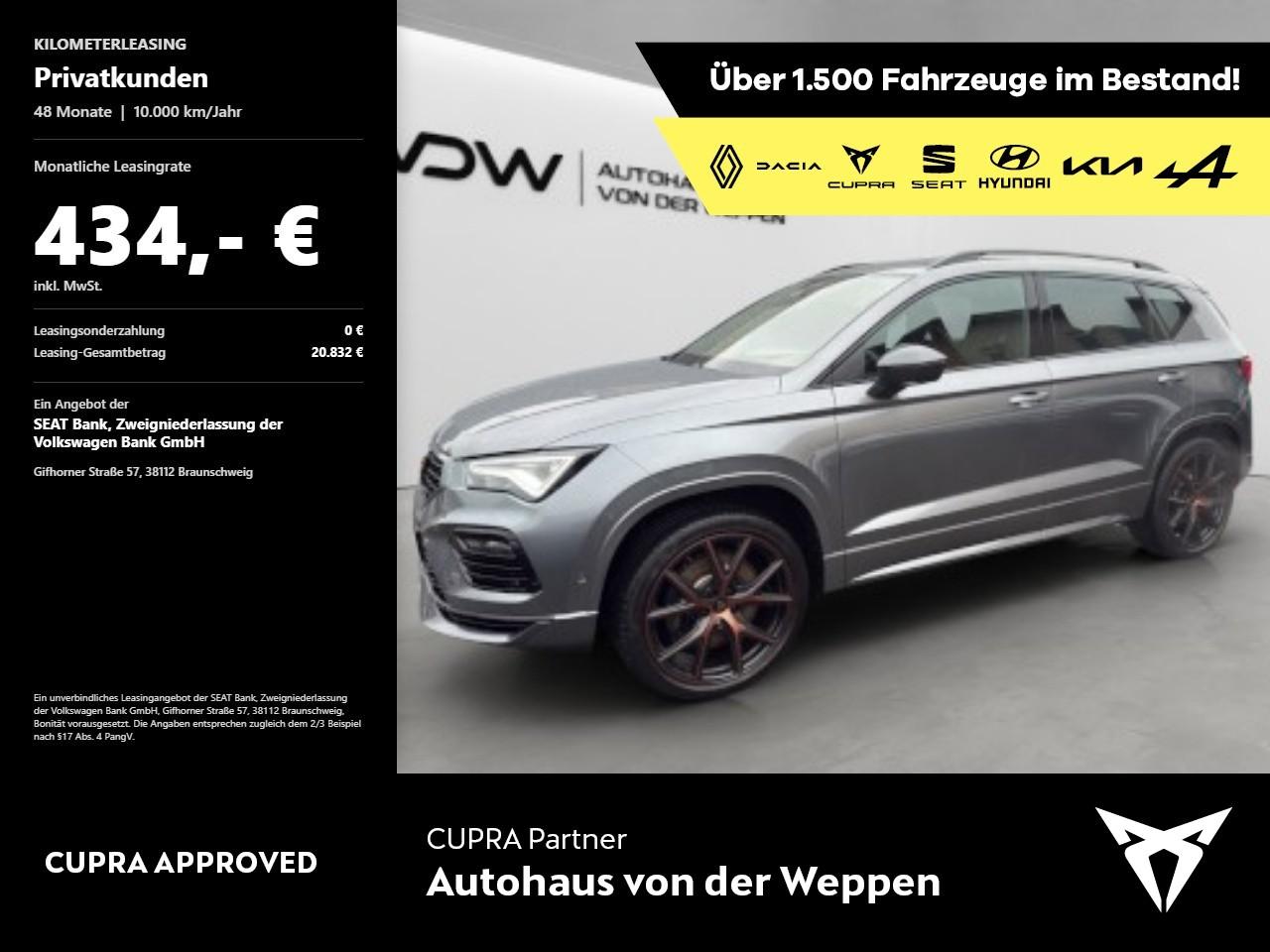 Cupra Ateca VZ 4Drive Totwinkelas., 360 Kamera, Navi