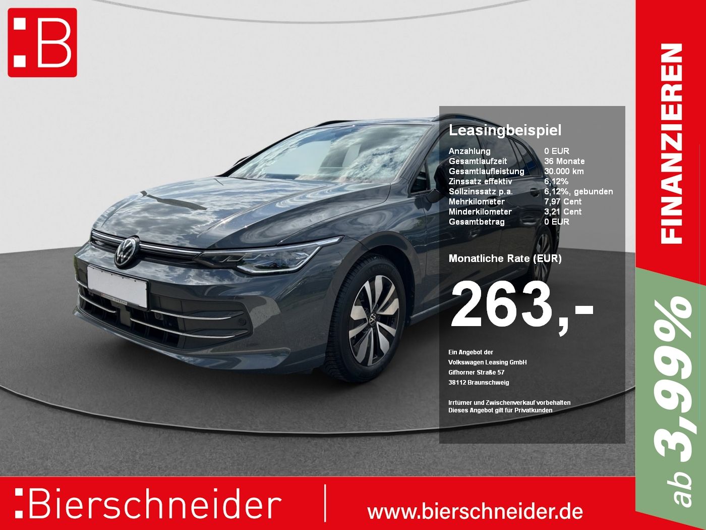 Volkswagen Golf 8 Var. 2.0 TDI DSG Goal AHK KAMERA ACC LED