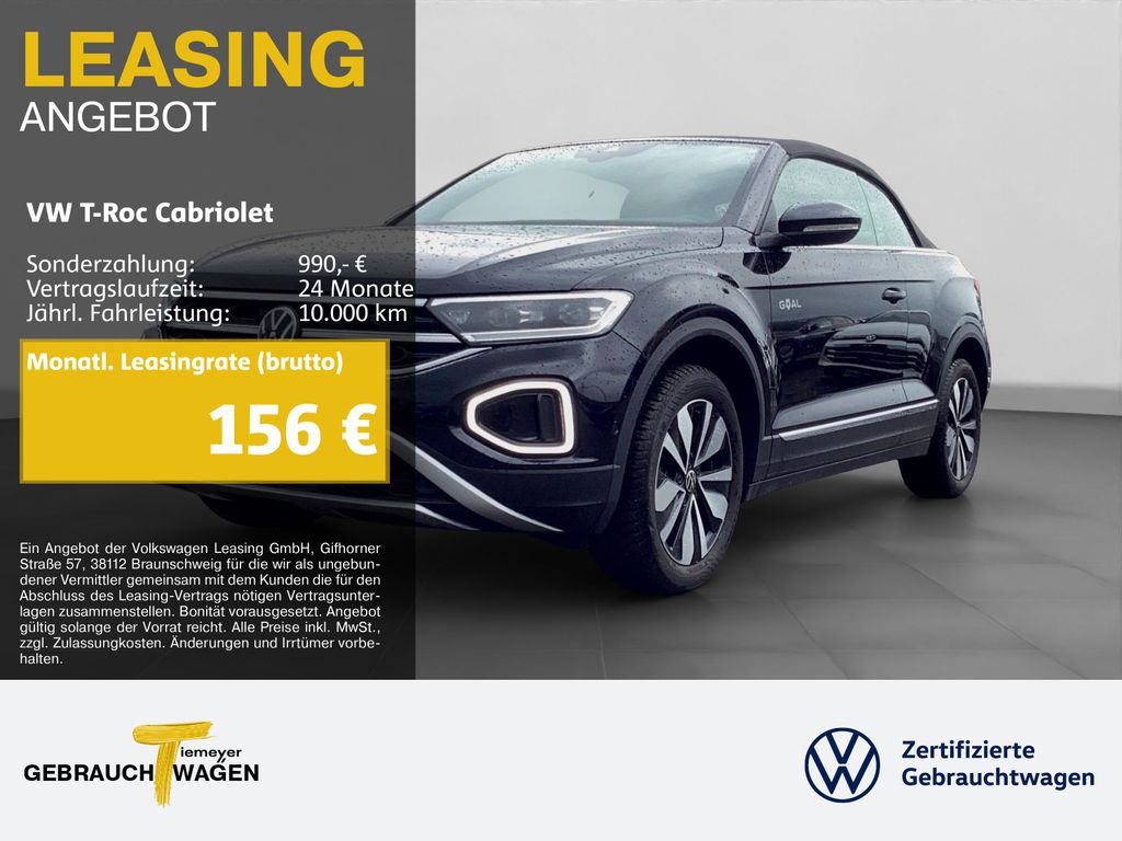 T-Roc Cabrio 1.0 TSI GOAL NAVI SITZH KAMERA