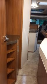 Hobby Optima Deluxe T70F , Heck Bad; franz. Bett - Hobby Deluxe