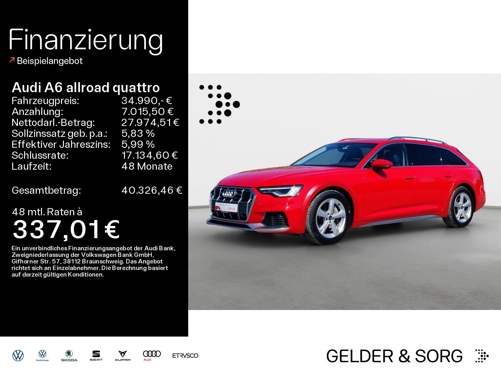 AUDI A6 allroad 45 TDI qu. Business*Matrix*AHK*Memory