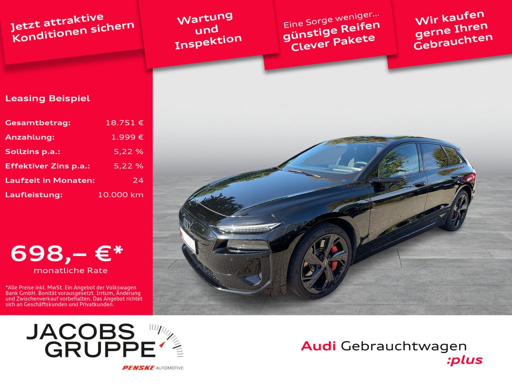 Audi S6 Avant e-tron All Black/S-Sitze/Luftf./360°/Ma