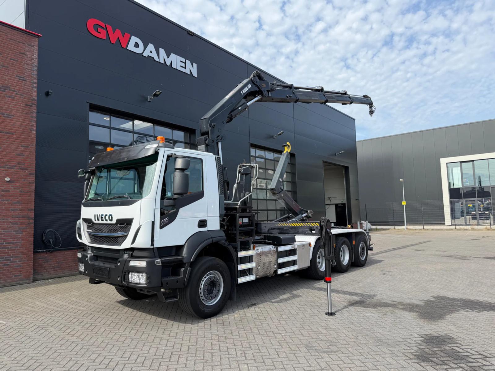 Iveco Stralis 460 8x4 Haaksysteem / Hiab 228-3 Euro 6 