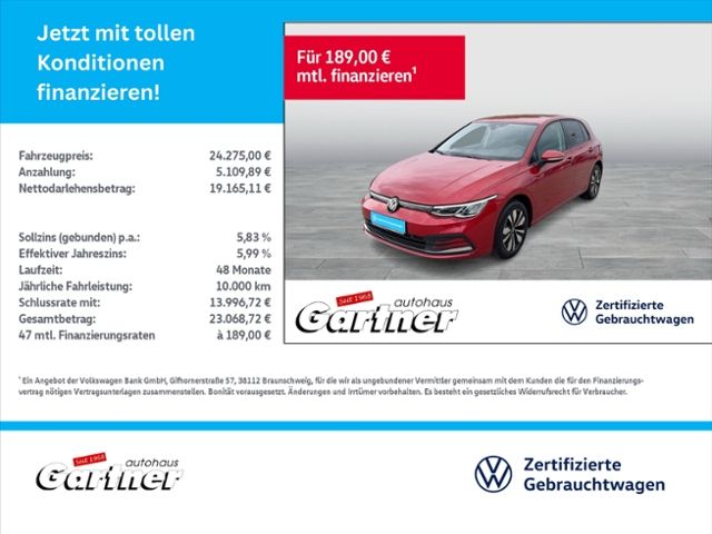 Golf VIII MOVE 1.0 TSI DSG STANDHZG.NAVI APP-CON