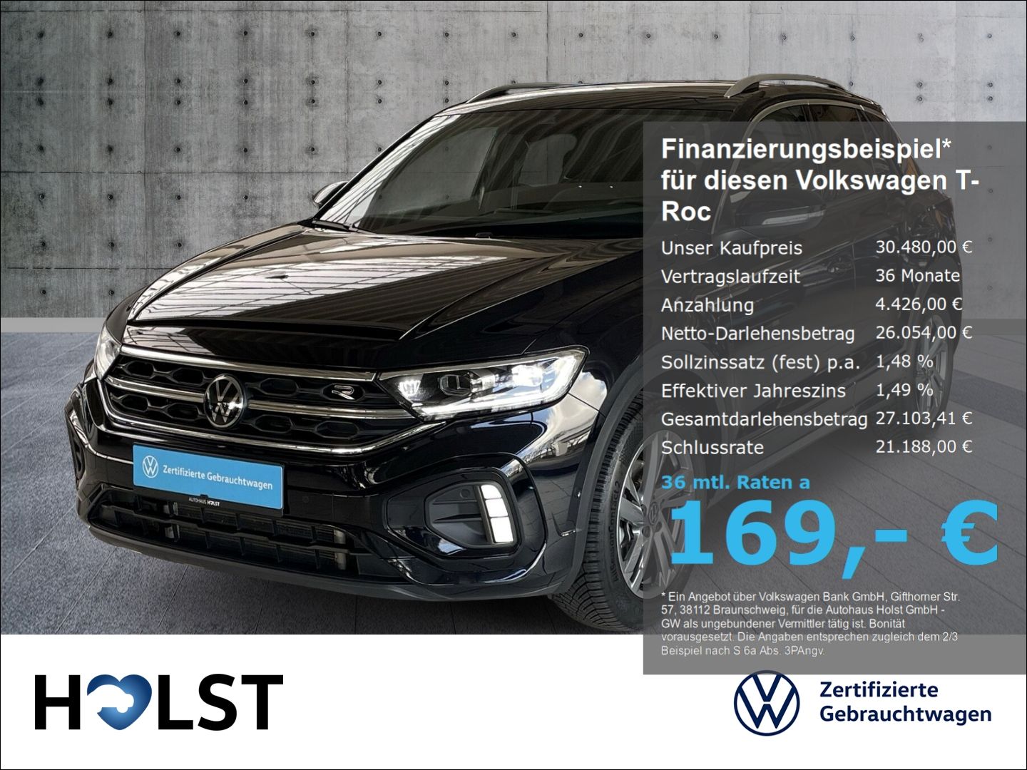 Volkswagen T-Roc 1.5TSI DSG R-Line AHK RüFaKa GJR NAVI ACC foto 1