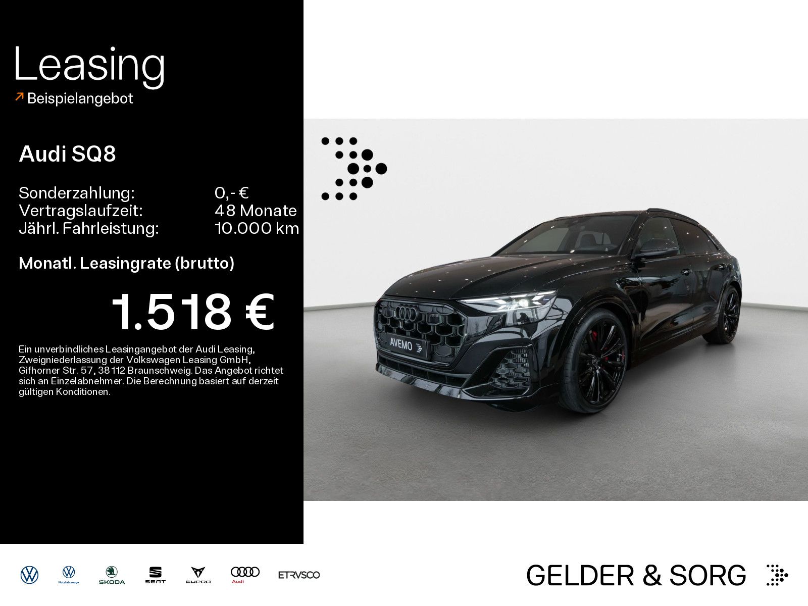 Audi SQ8 SUV TFSI B&O|FWP|PANO|AHK|MATRIX