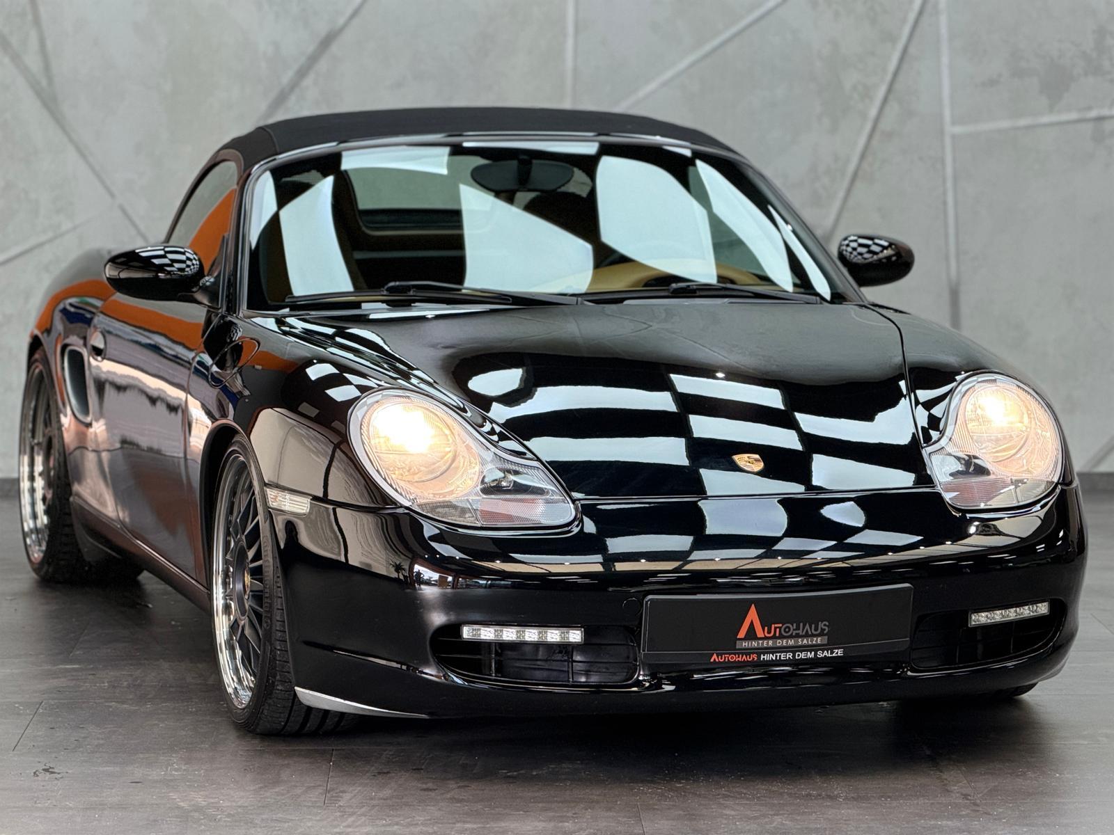 Porsche Boxster 986 2.7 | 220 ch | BVM | Cuir partiel beige | GPS | Régulateur de vitesse | Suspension sport