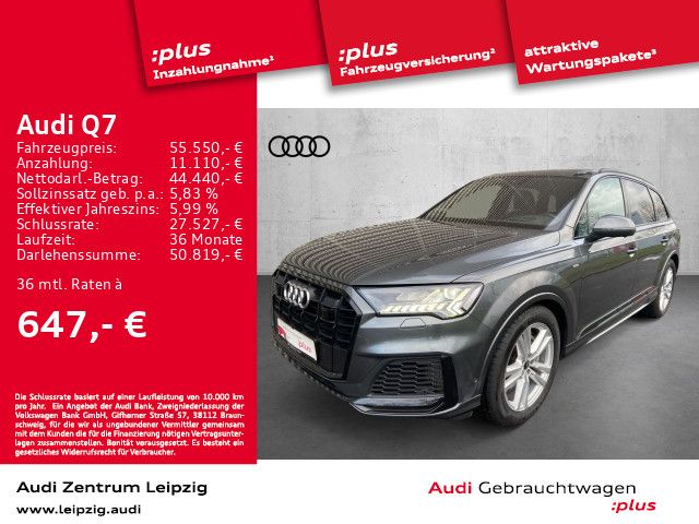 Audi Q7 55 TFSIe S line *Matrix*HuD*Air*Assistenz+*