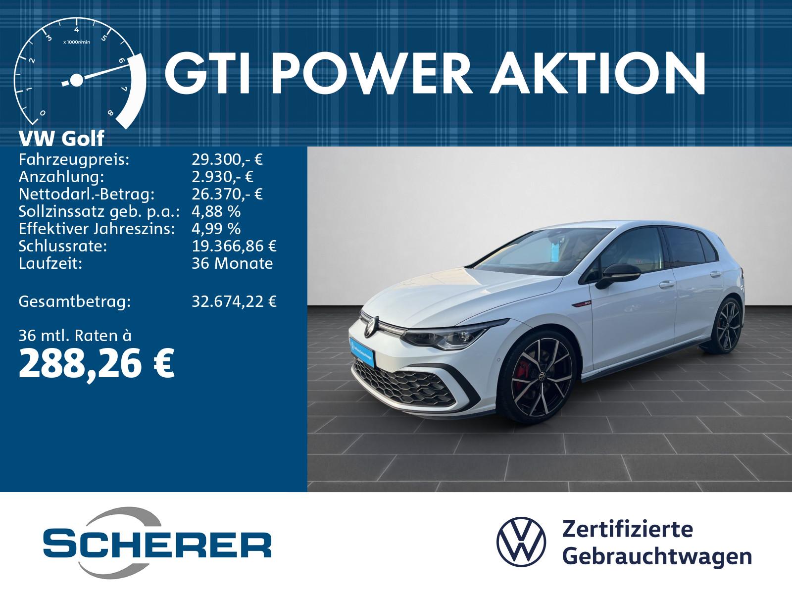 Volkswagen Golf VIII 2,0 TSI GTI DSG NAVI/LED/RFK/Sitzheizu