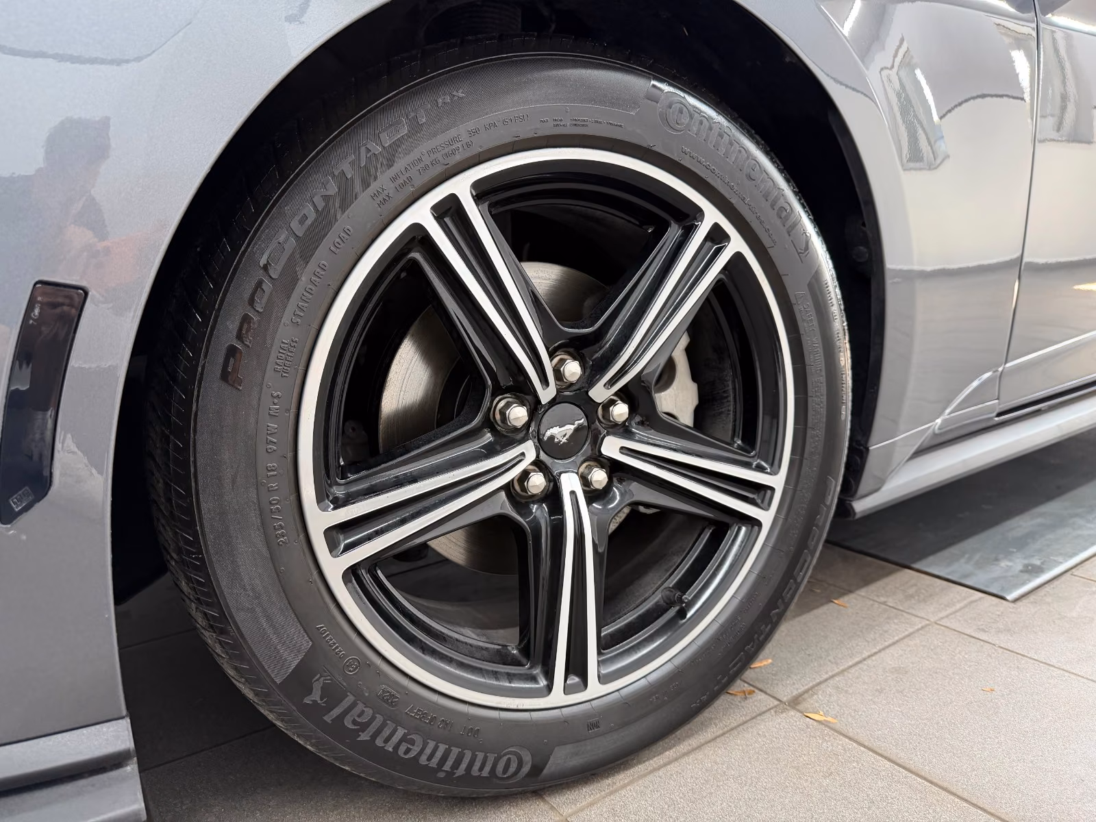 Ford Mustang Eco 2.3 Carbonized Grey/Duplex AGA/Perfo, миниатюра 13