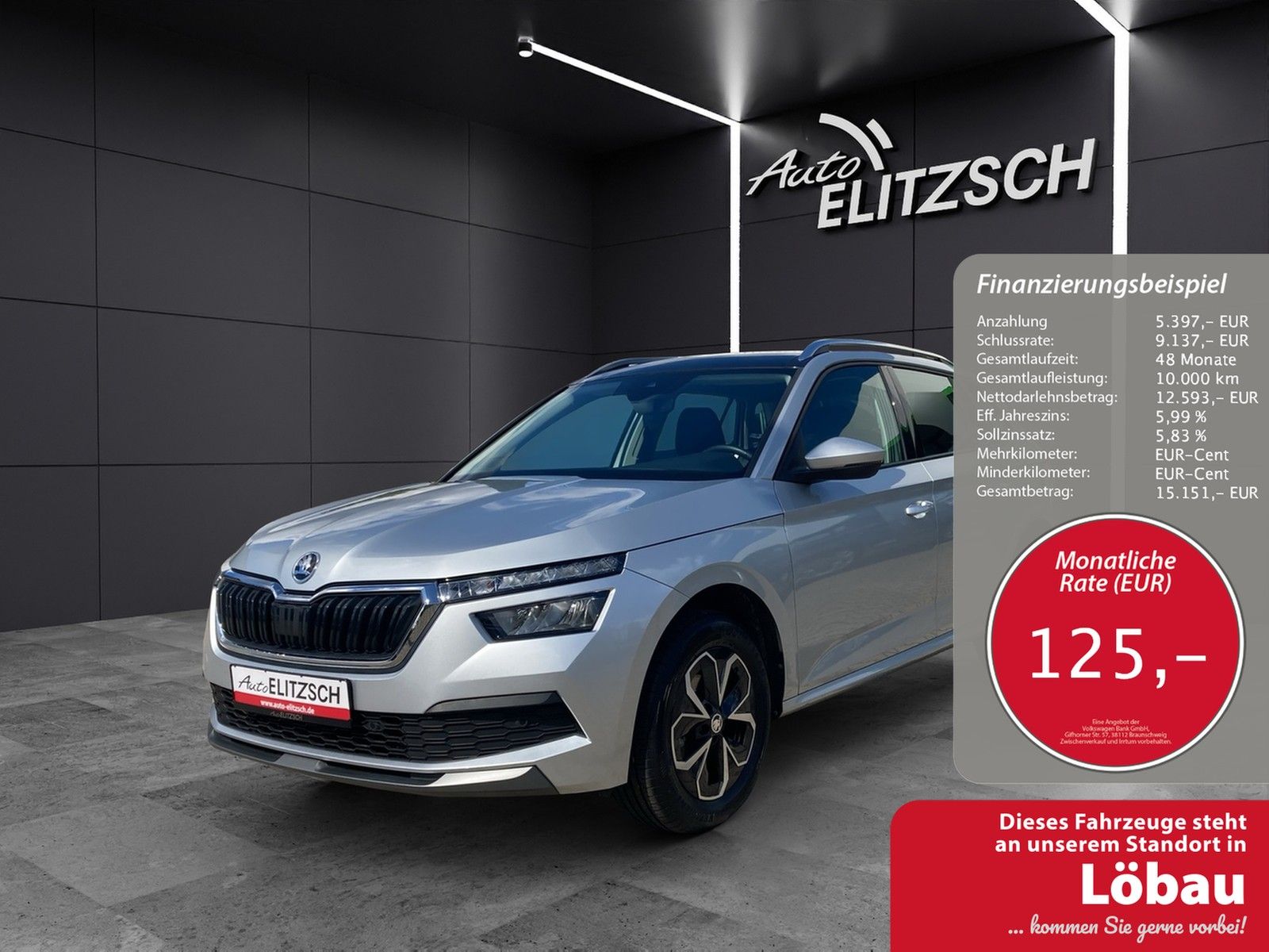 Fahrzeugabbildung SKODA Kamiq TSI Ambition LED Pano GRA PDC SH LM