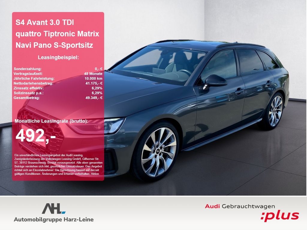 Audi S4 Avant 3.0 TDI quattro Tiptronic Matrix Navi P