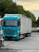 Mercedes-Benz Actros 2543 Jumbo Komplettzug PritschePlane Hebe - Mercedes-Benz Jumbo