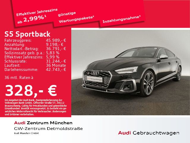 Audi S5 Sportback TDI tiptr. B&O/Virtual+/Matrix/Navi