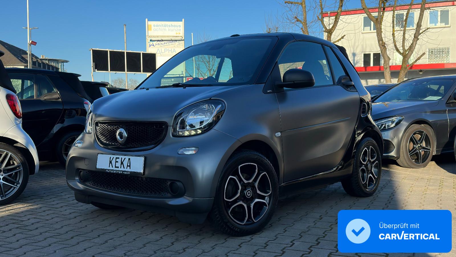 Smart Cabrio DCT TITANIA MATT & BLACK EDITION!