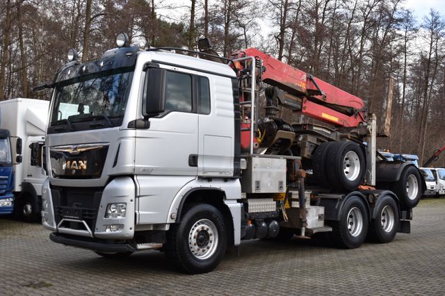 MAN TGX 26.580 LX 6x4/Langholz+Nachläufer/KESLA2024L