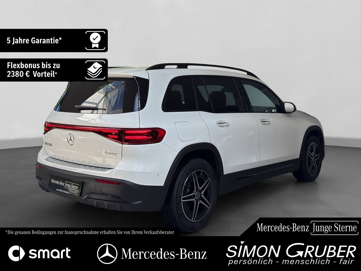 Fahrzeugabbildung Mercedes-Benz EQB 300 4M AMG Pano Fahrassist 7Sitze Mod 2026
