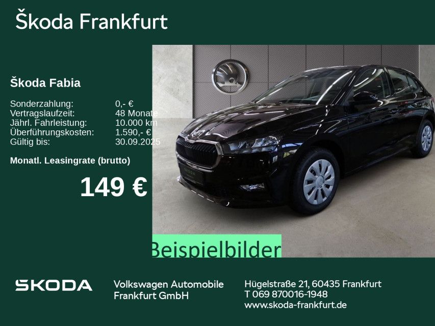 Skoda Fabia Essence 1,0 MPI 59 kW 5-Gang-Schaltgetrieb