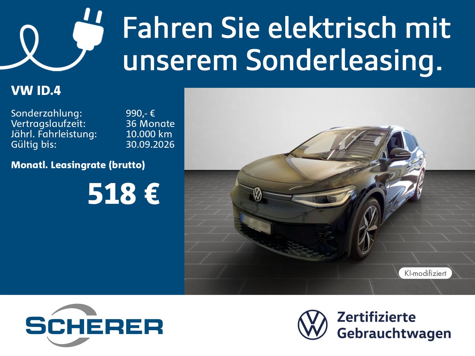 Volkswagen ID.4 GTX 4Mot. IQ.LIGHT WäPu RFK ACC KESSY foto 1