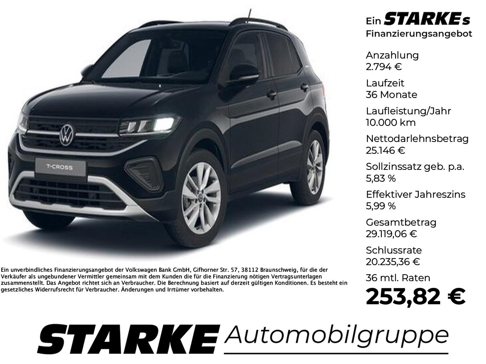 Volkswagen T-Cross 1.0 TSI DSG Energy AHK Navi LED Kamera