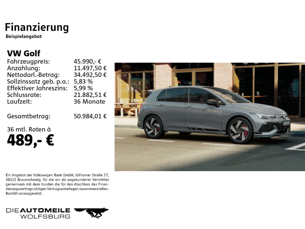 Volkswagen Golf VIII 2.0 TSI OPF DSG GTI Clubsport Black S foto 2