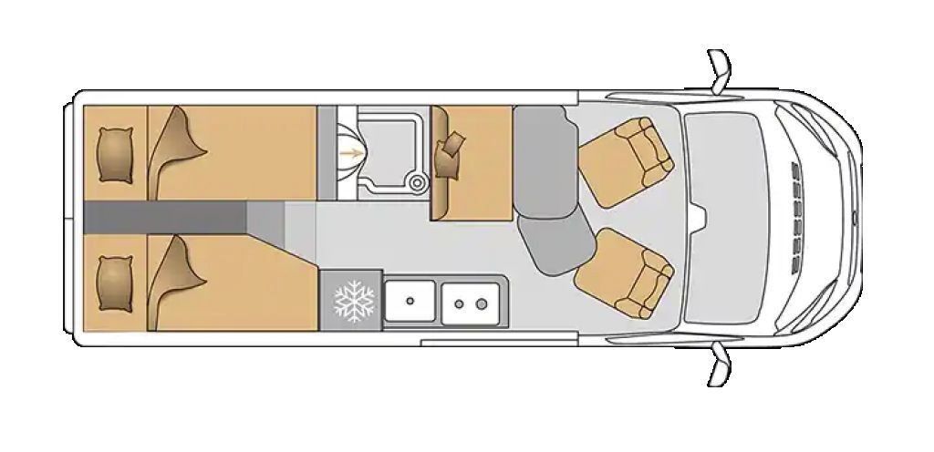 Fahrzeugabbildung Mooveo VAN 63 EB Prestige Autom. Solar Markise Combi 4D