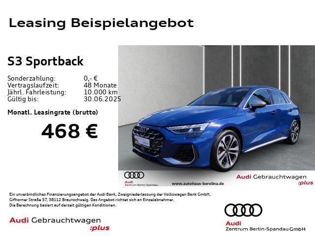 AUDI S3 Sportback *NAV+*Virt.C+*PDC+*GRA*SHZ*