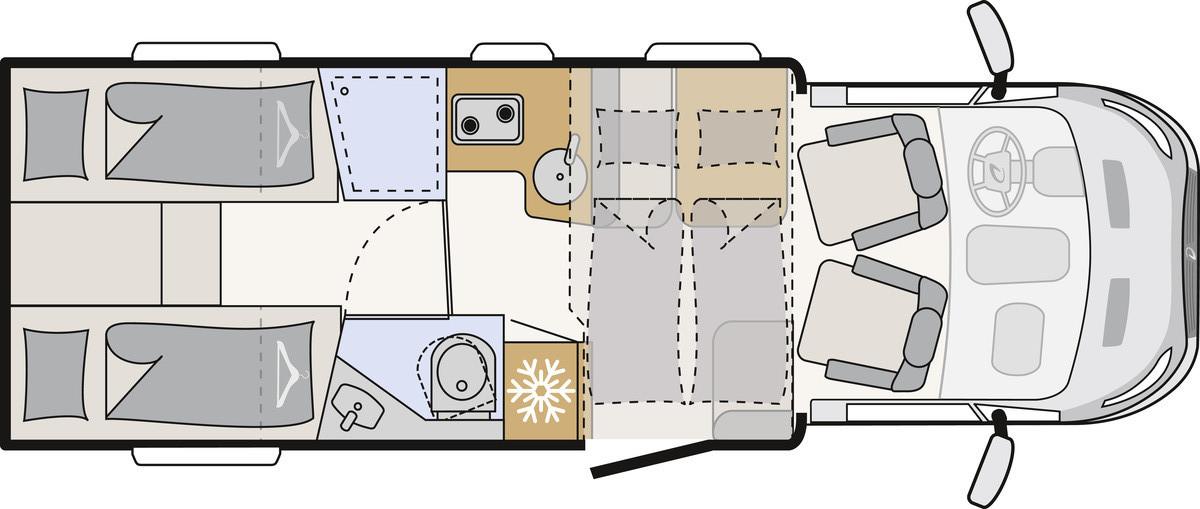 Dethleffs Just Go Teilintegriert T 7055 EB