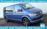 Volkswagen T6 Caravelle 4x4 LR Lang Flügel-T LED AHK TAUSCH - blaue Volkswagen T6 Caravelle