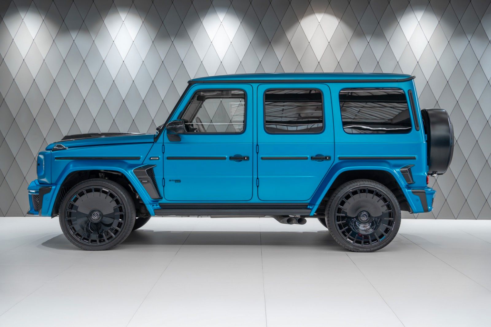 Mercedes-Benz G 63 AMG BRABUS G700 MATT BLUE BEIGE CARBON FULL foto 4